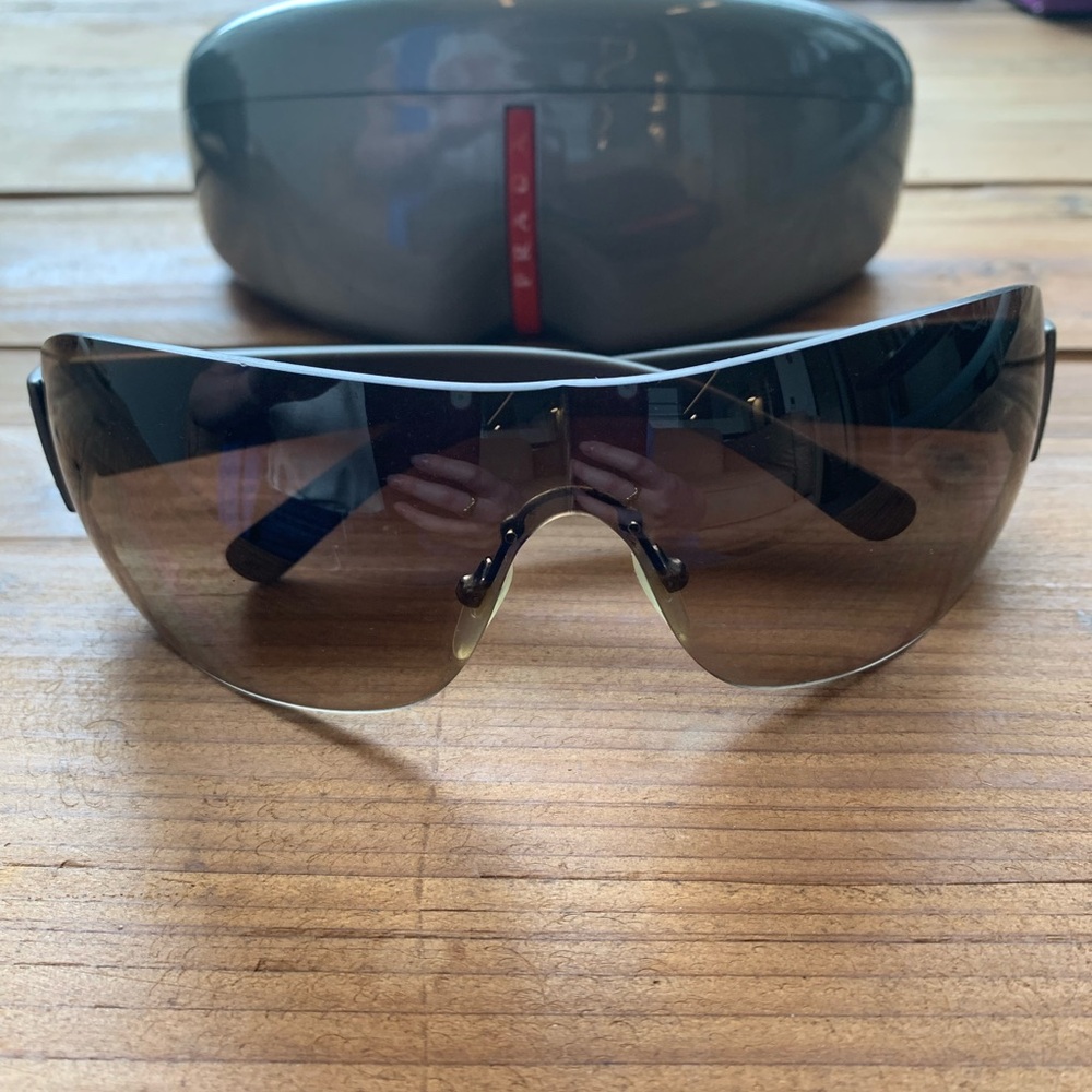 Prada Shield Sunglasses with Case